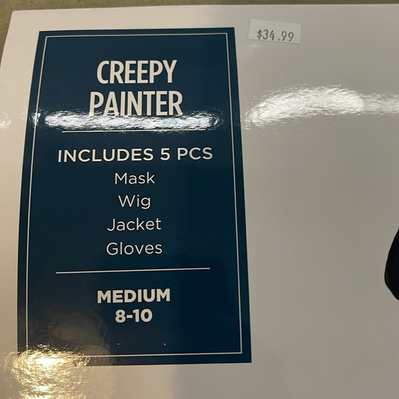 Creepy Painter Children’s Costume! New! - Picture 3 of 8